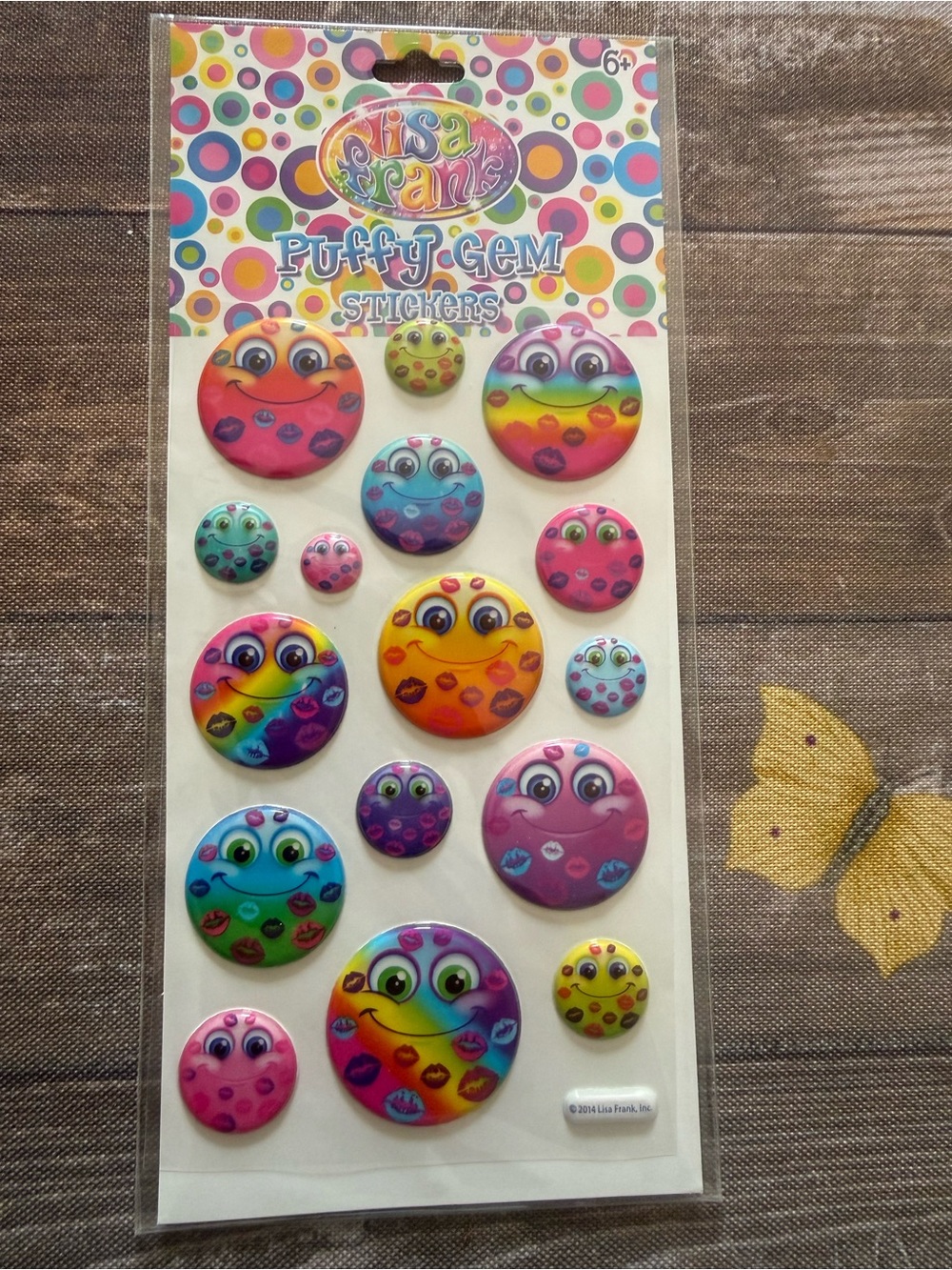 Lisa Frank sticker sheet